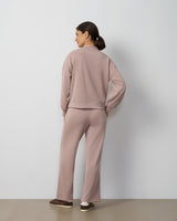 Mockneck Modal Top & Wide Leg Pant