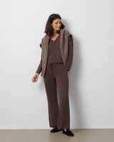 V-Neck Dolman Top & Wide Leg Pant Set