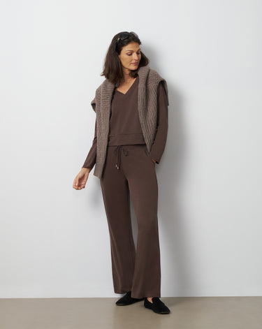 V-Neck Dolman Top & Wide Leg Pant Set