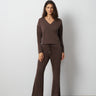 V-Neck Dolman Top & Wide Leg Pant Set