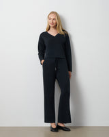 V-Neck Dolman Top & Wide Leg Pant Set