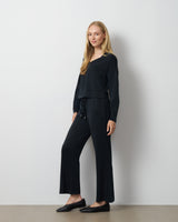 V-Neck Dolman Top & Wide Leg Pant Set