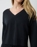 V-Neck Dolman Top & Wide Leg Pant Set