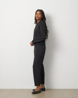 V-Neck Rib Trim Top & Pant Set