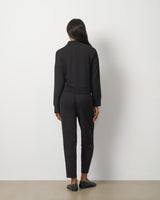 V-Neck Rib Trim Top & Pant Set