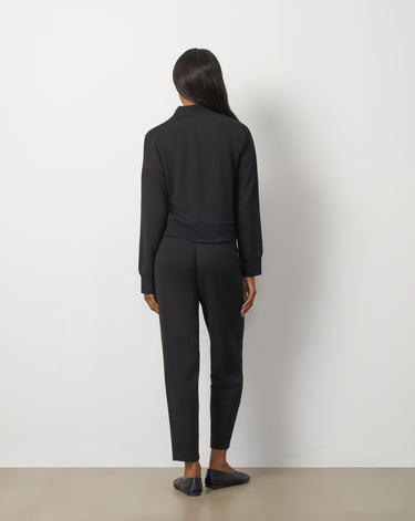 V-Neck Rib Trim Top & Pant Set