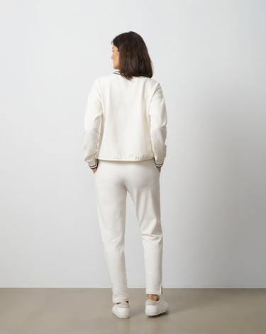 Drawstring Hem Pullover & Straight Leg Pant Set