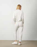 Half Zip Drawstring Top & Straight Leg Pant Set