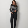 Stripe Drawstring Pullover & Jogger Set