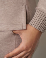 Rib Trim Crew Pullover & Jogger Set