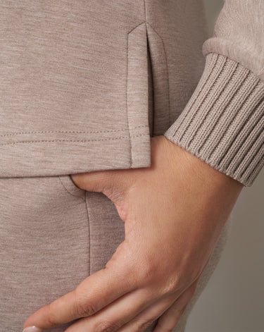 Rib Trim Crew Pullover & Jogger Set