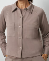 Ponte Shacket & Cuffed Pant Set