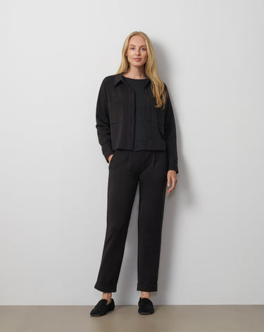 Ponte Shacket & Cuffed Pant Set