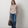 Twofer Poplin Collar Top