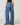 Printed Denim Soft Wide Leg Pant