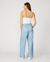 Printed Denim Soft Wide Leg Pant