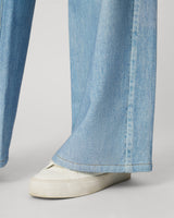 Printed Denim Soft Wide Leg Pant