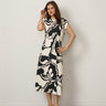 Pleat Detail Maxi Dress