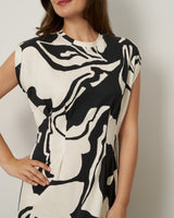 Pleat Detail Maxi Dress