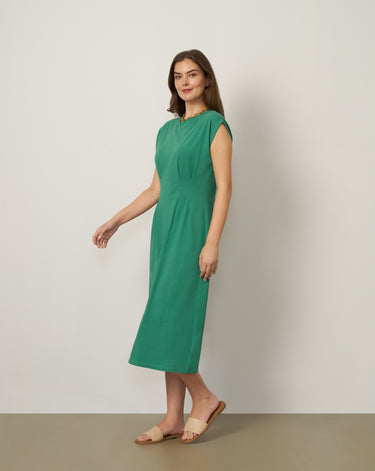 bottle green evening dress ASOS DESIGN twist front deep plunge maxi dress in bottle green