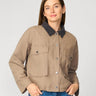Relaxed Cropped Barn Jacket