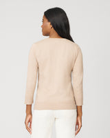 Lurex Cardigan with Ribbed Trim