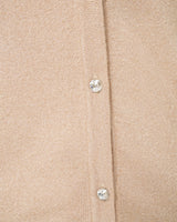 Lurex Cardigan with Ribbed Trim