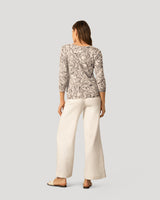 Tonal Butterfly Button Cardigan