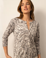 Tonal Butterfly Button Cardigan