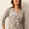 Tonal Butterfly Button Cardigan