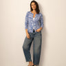 Tonal Butterfly Button Cardigan