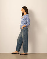 Tonal Butterfly Button Cardigan