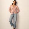 Tonal Butterfly Button Cardigan