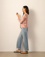Tonal Butterfly Button Cardigan
