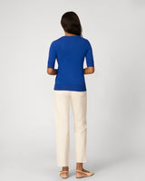 Elbow Sleeve Crewneck Sweater