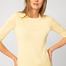 Elbow Sleeve Crewneck Sweater