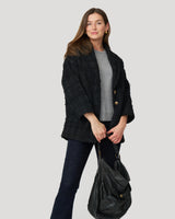 Elbow Sleeve Crewneck Sweater