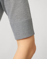 Elbow Sleeve Crewneck Sweater