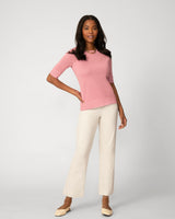 Elbow Sleeve Crewneck Sweater