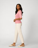 Elbow Sleeve Crewneck Sweater