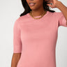Elbow Sleeve Crewneck Sweater