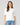 Elbow Sleeve Crewneck Sweater Snow White