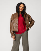 Rib Stitch Detail Midweight Sweater