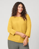 Rib Stitch Detail Midweight Sweater