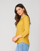 Rib Stitch Detail Midweight Sweater