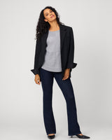 Rib Stitch Detail Midweight Sweater