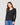 V-Neck Rib Tunic Sweater