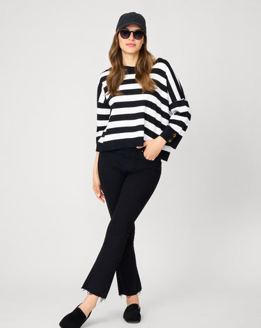 Stripe Drop Shoulder Sweater