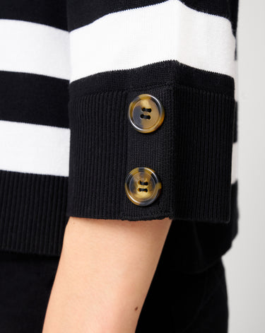 Stripe Drop Shoulder Sweater