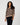 Stripe Drop Shoulder Sweater Camel Hair & Jet Black